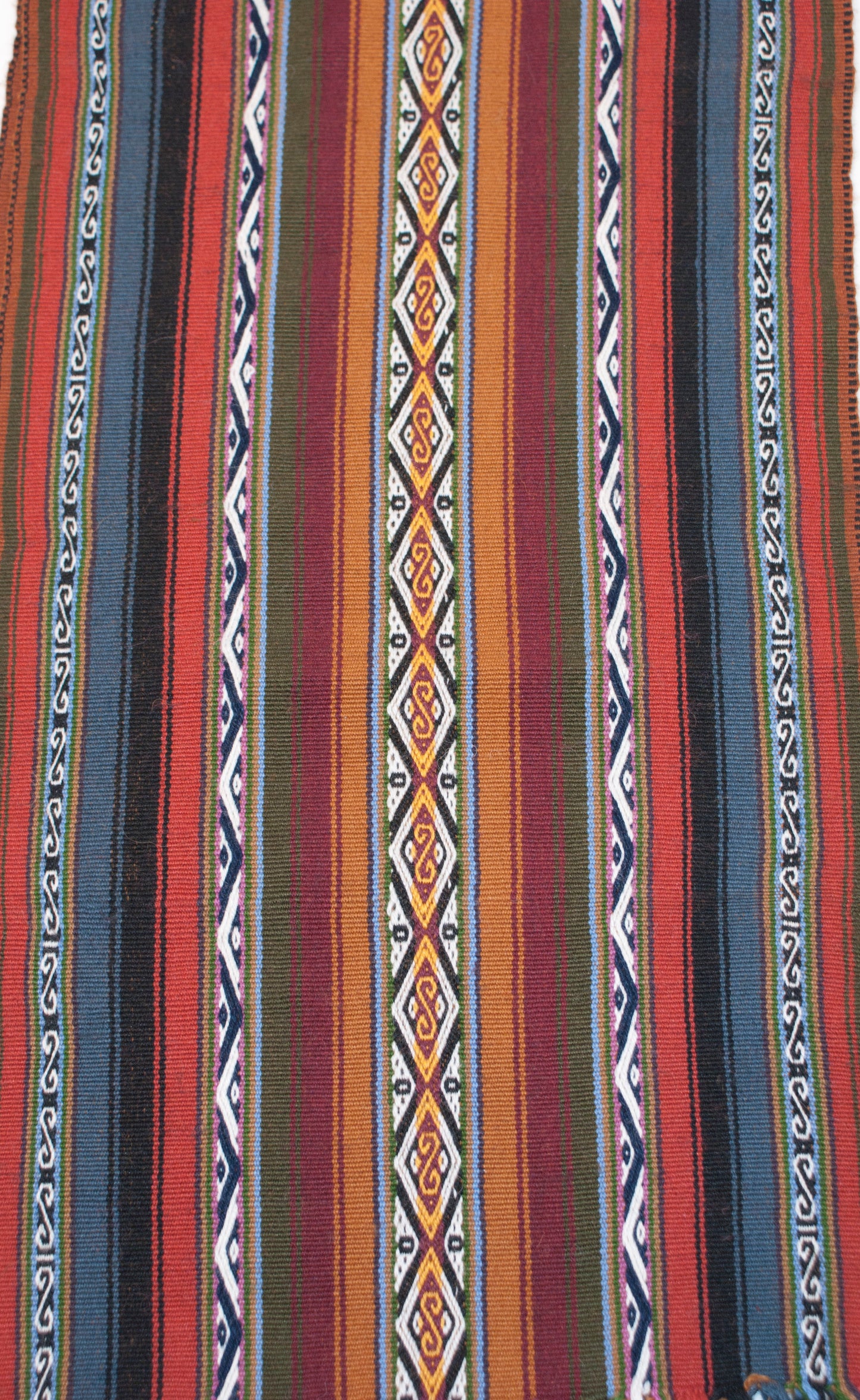 Organic natural dye alpaca weaving