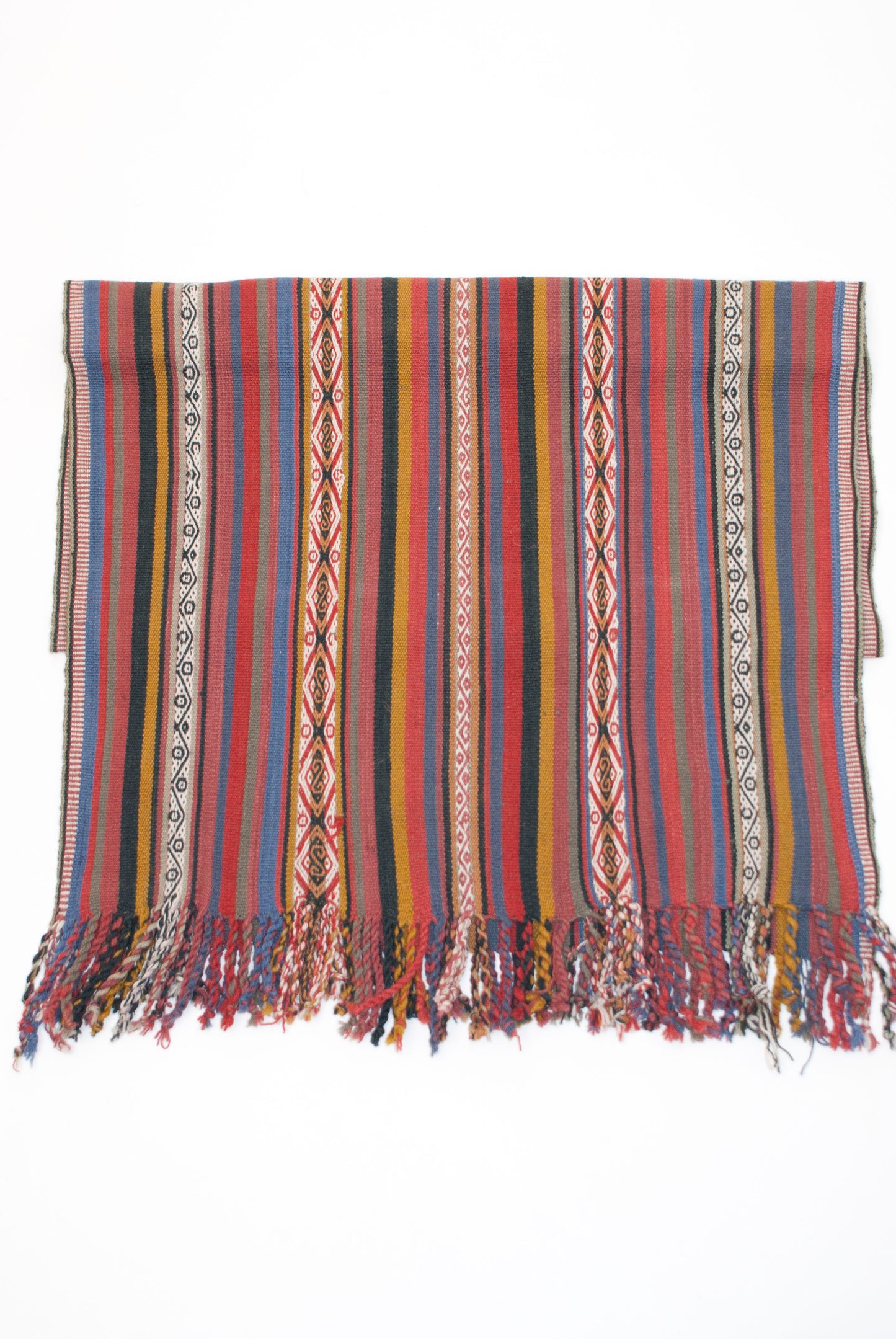 Organic natural dye alpaca weaving