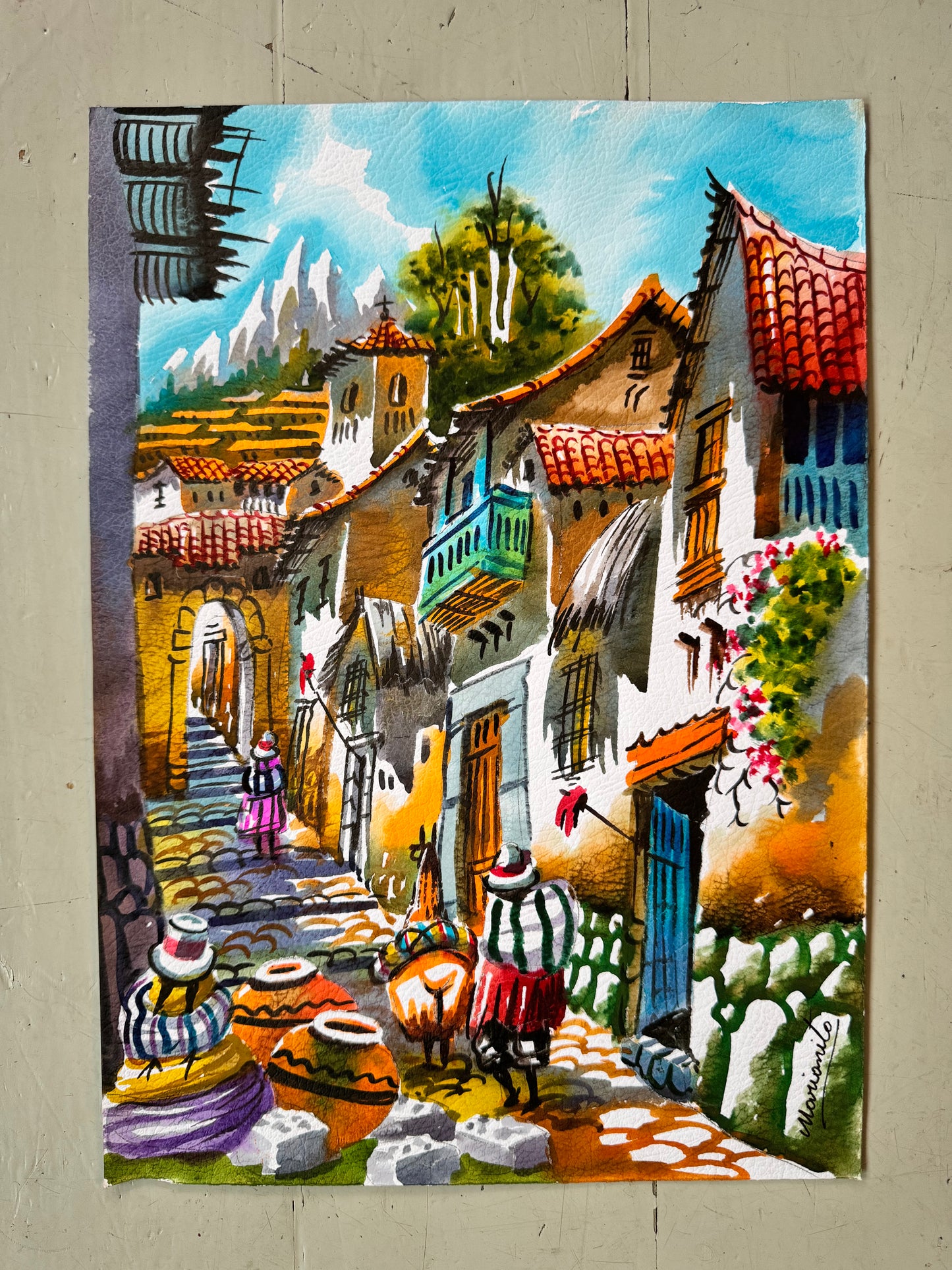 Akvarell original