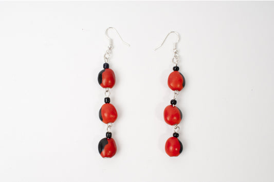 Huayruro earrings