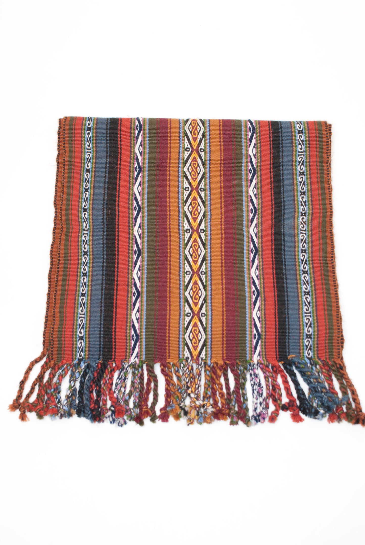 Organic natural dye alpaca weaving