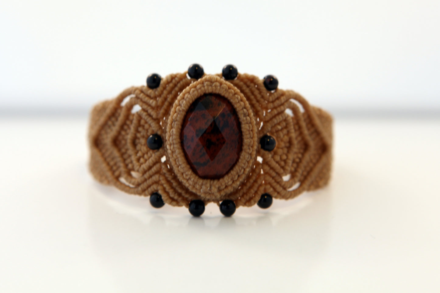 Macramé Bracelet with gemstone